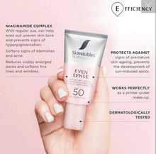 Indlæs billede til gallerivisning Skinvisible Even Sense SPF50, 50ml